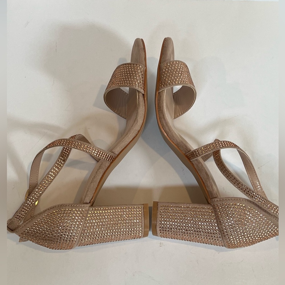 🆕 Jewel Rhinestone Dress Heel - size 8 - Picture 5 of 7